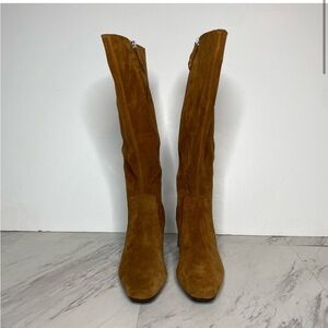 New! Blondo Tessa Brown Suede Tall Boot 7M